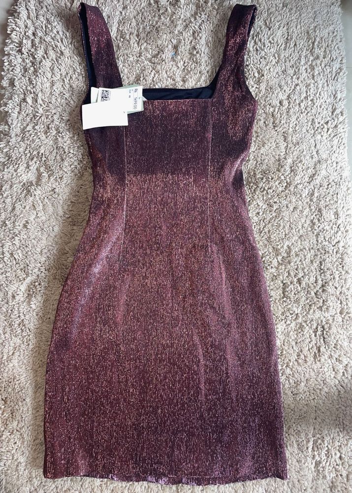 H&amp;M pink bodycon dress, size XS