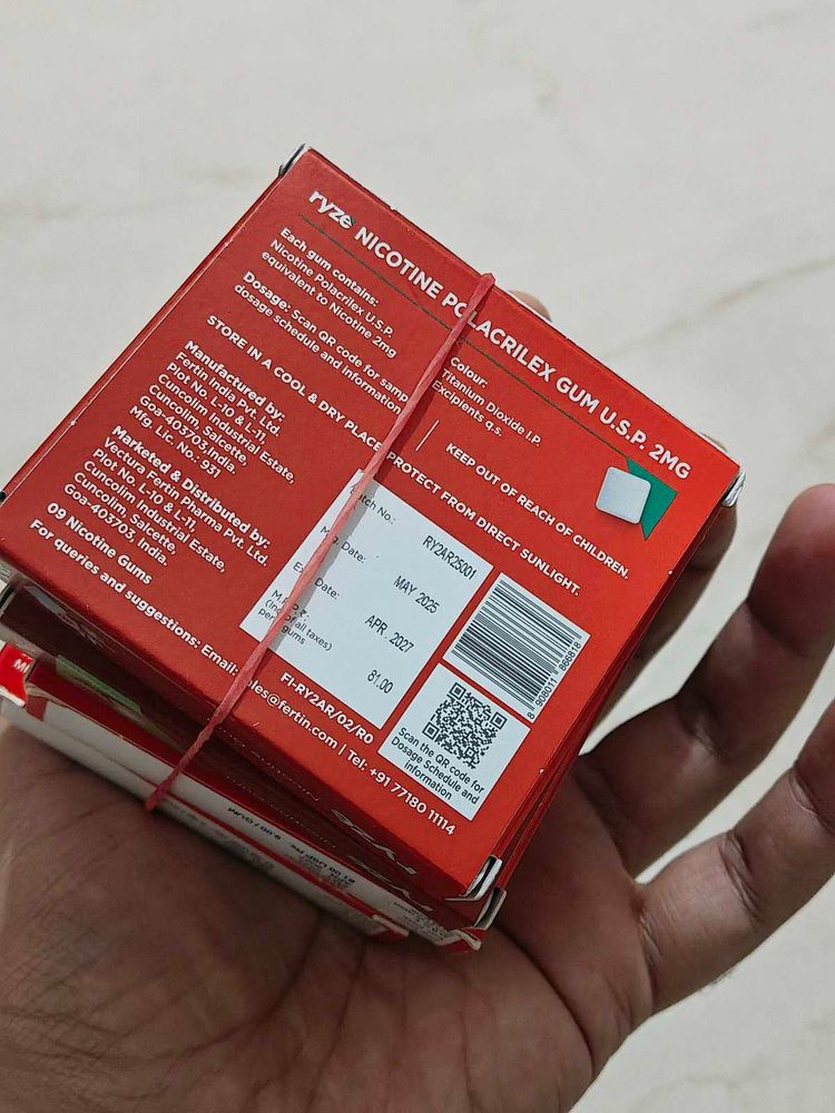 Nicotine Polacrilex Gum