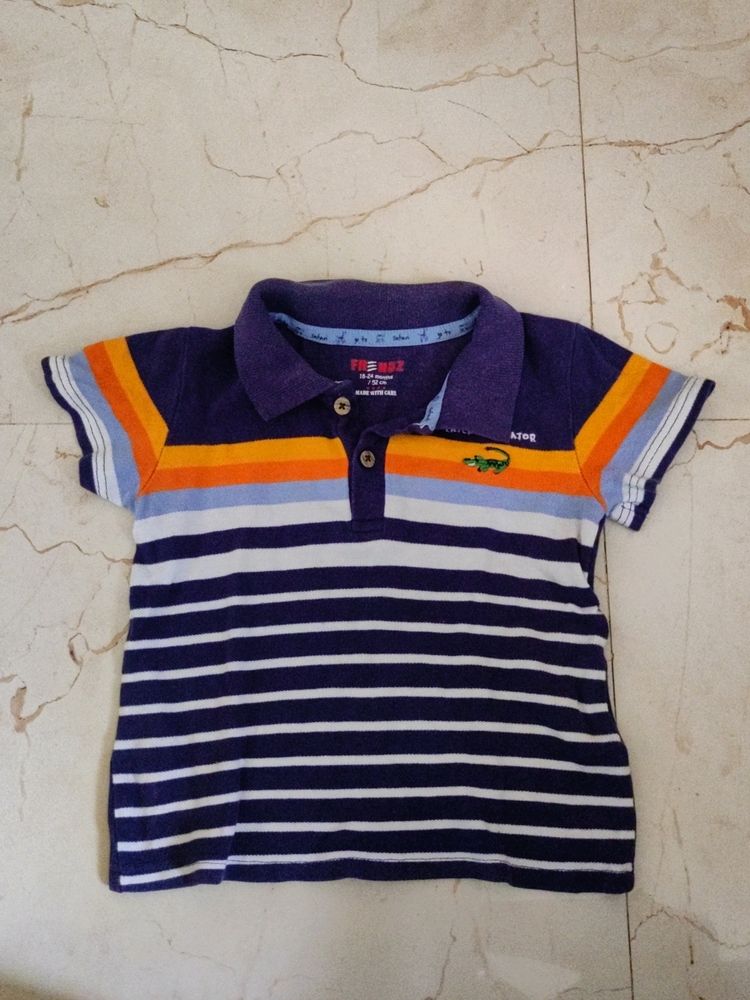 Boy&#34;s T-shirt, 18-24 Mnth, Navy Blue