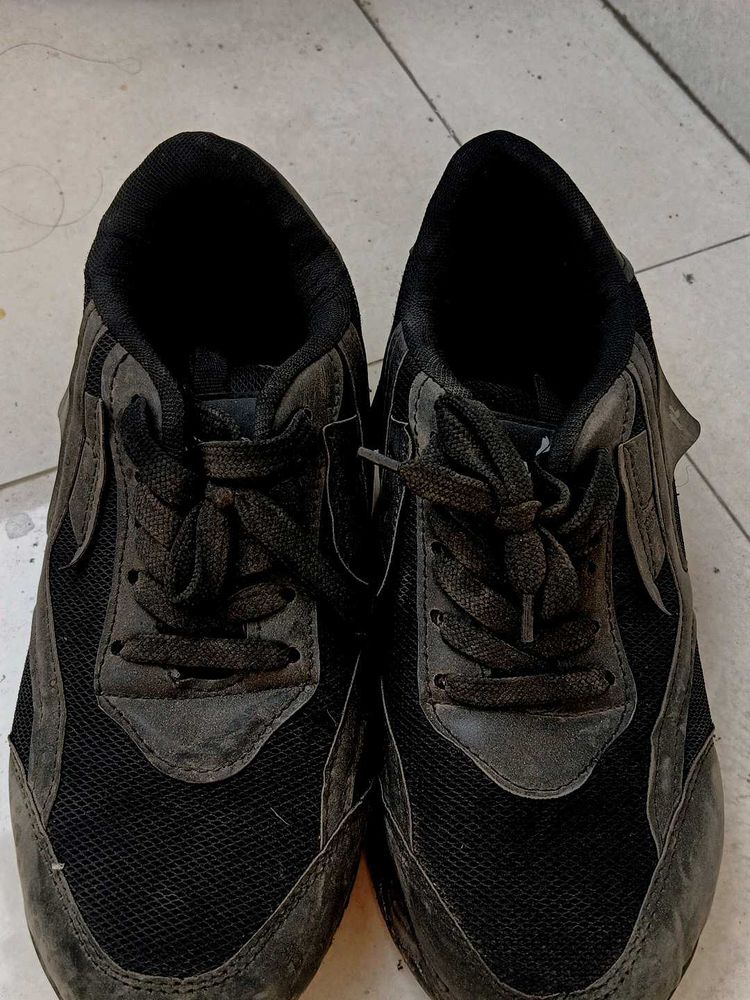 Black &amp; Grey Casual Shoes