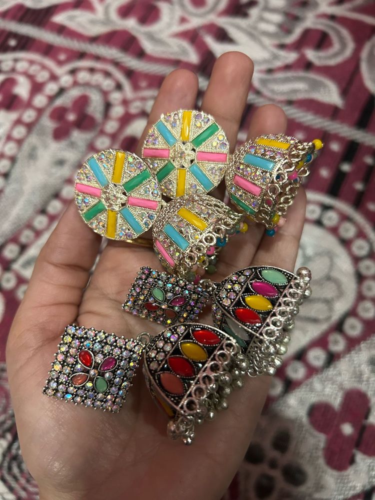 Colorful Earrings Set