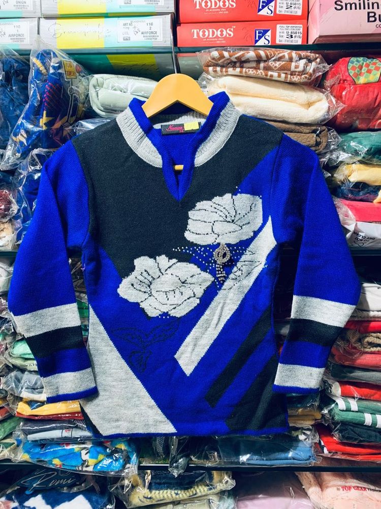 Girls Woolen Top