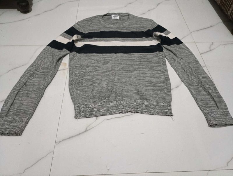 Striped Crew Neck Sweater