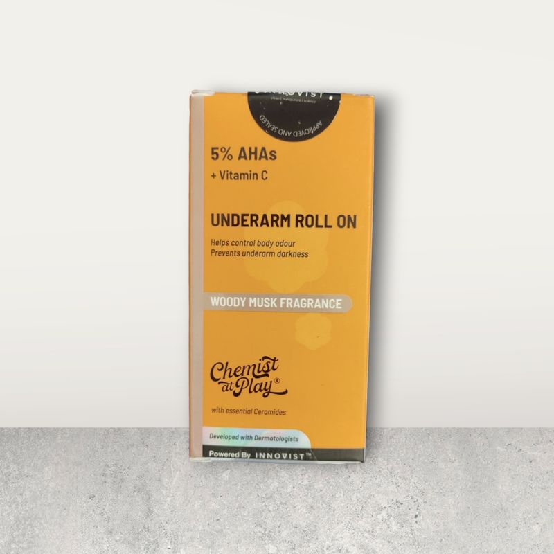 Chemist At Play Under Arm Roll On - Woody Musk