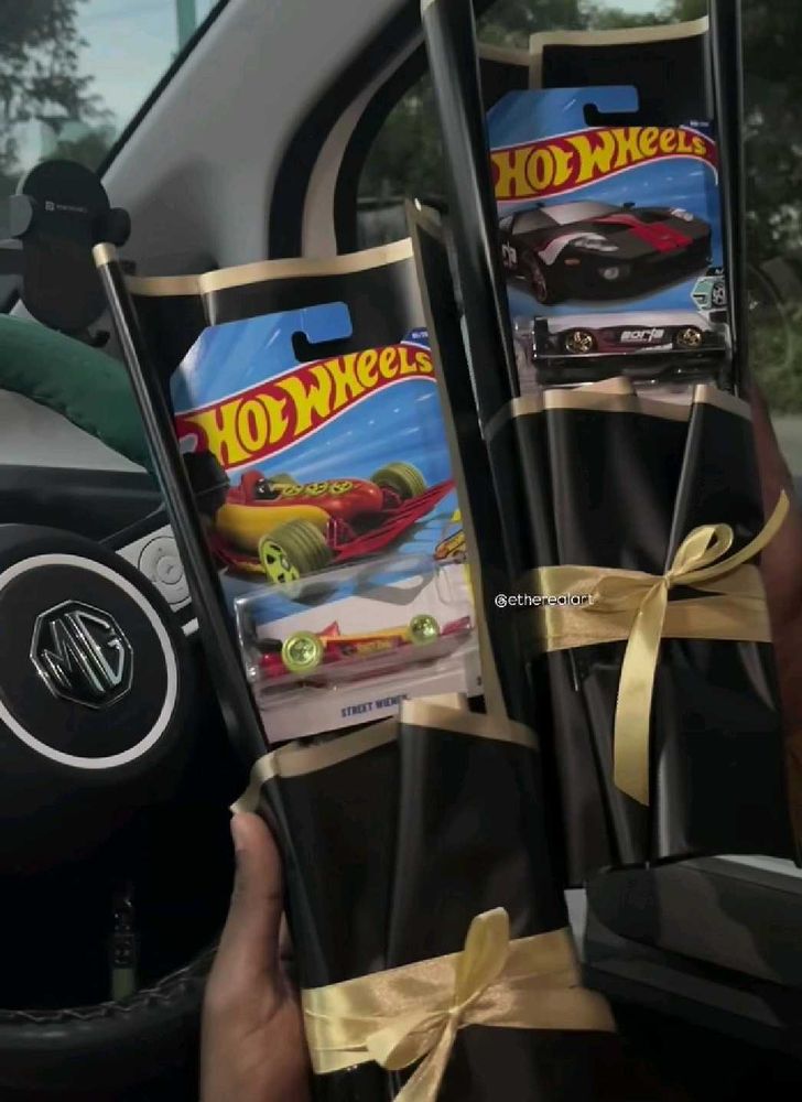 Hot Wheels Car Bouquet - Unique Gift!