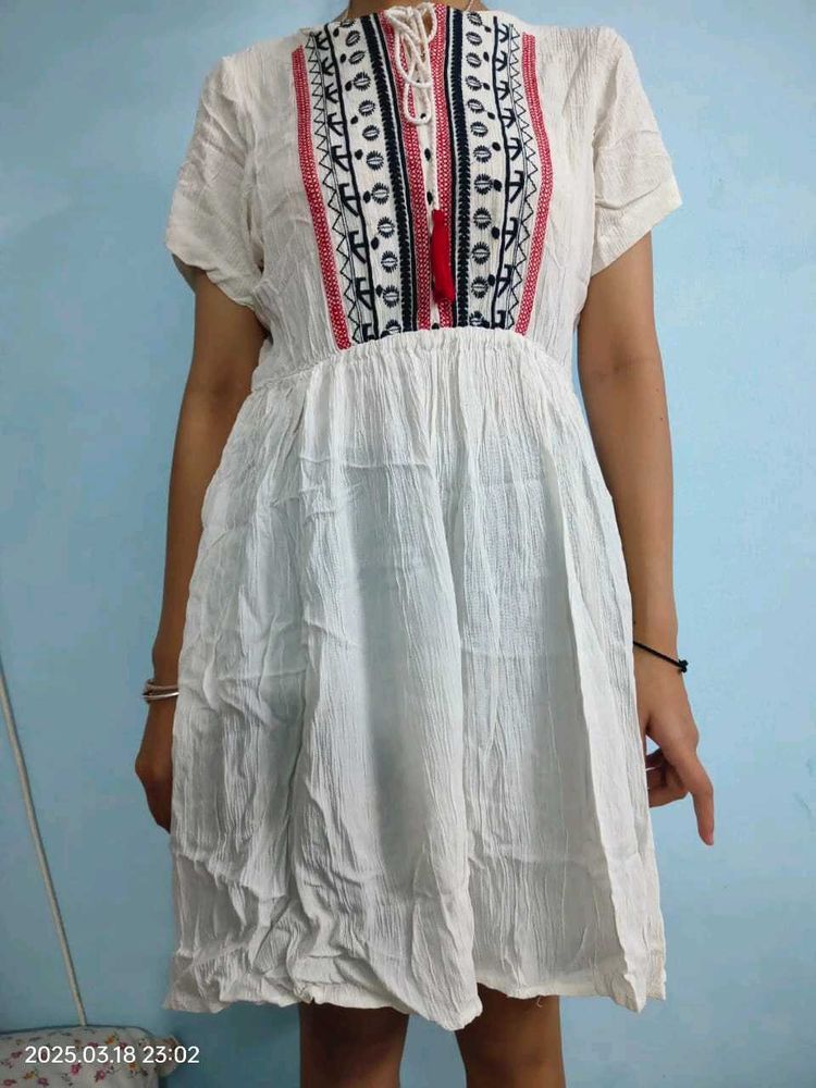 White Summer Frock
