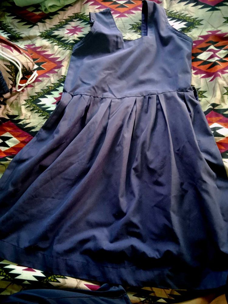 Navy Blue Dress For Girls