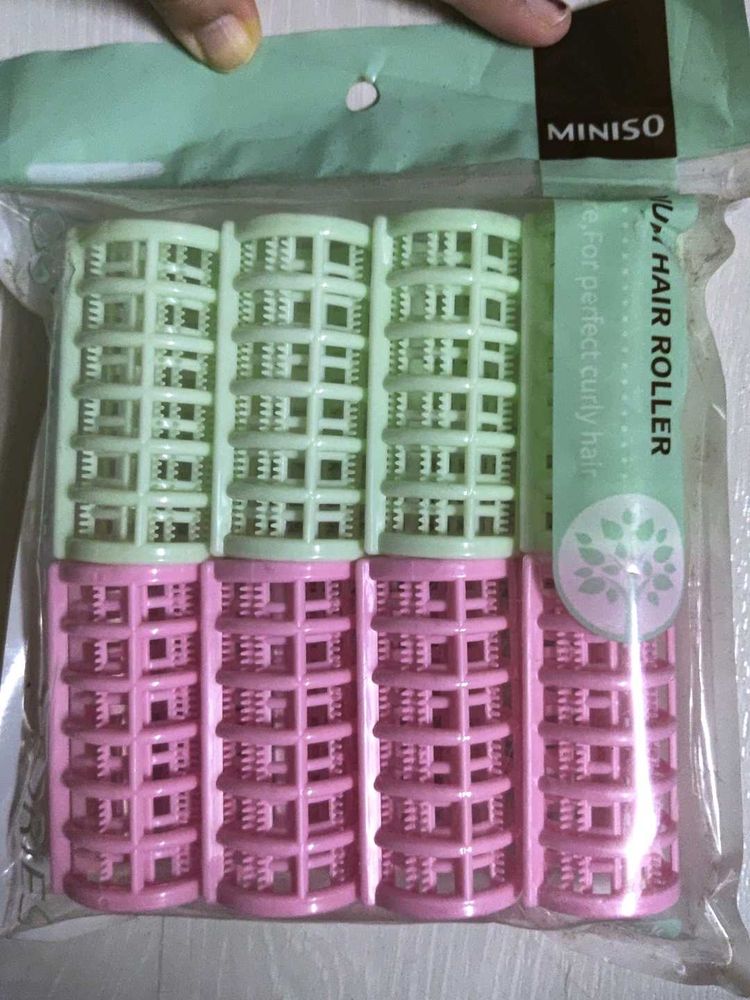 MINISO HAIR ROLLER 8PCS NEW PACK