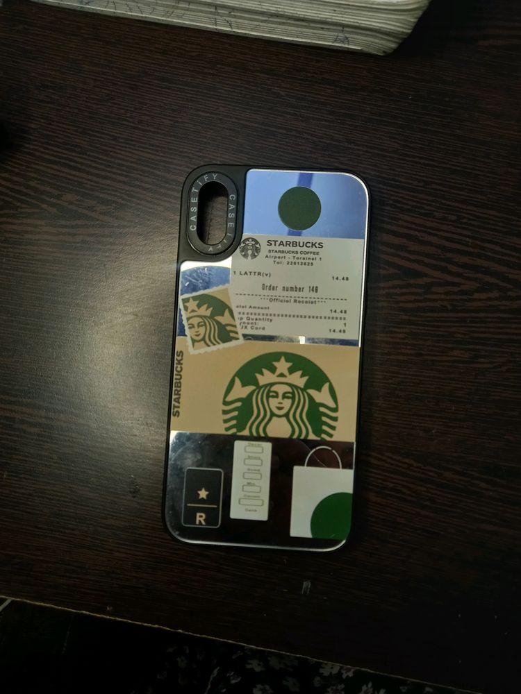 Starbucks Back Cover For IPHONE X