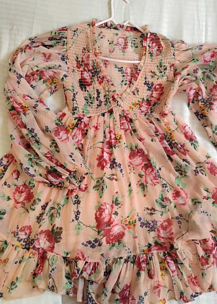 Chiffon Mini Dress