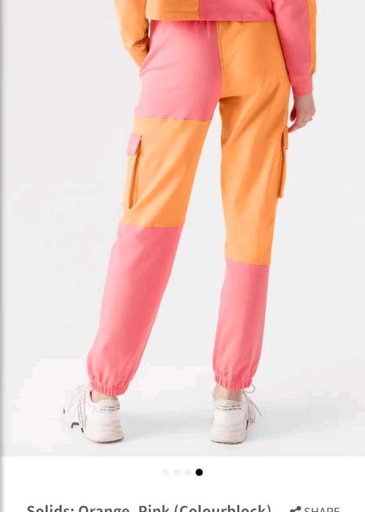 Colour Block Fun Track Pant For Women