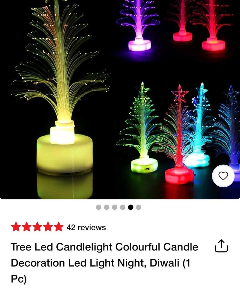 LED Fiber Optic Christmas Tree Light