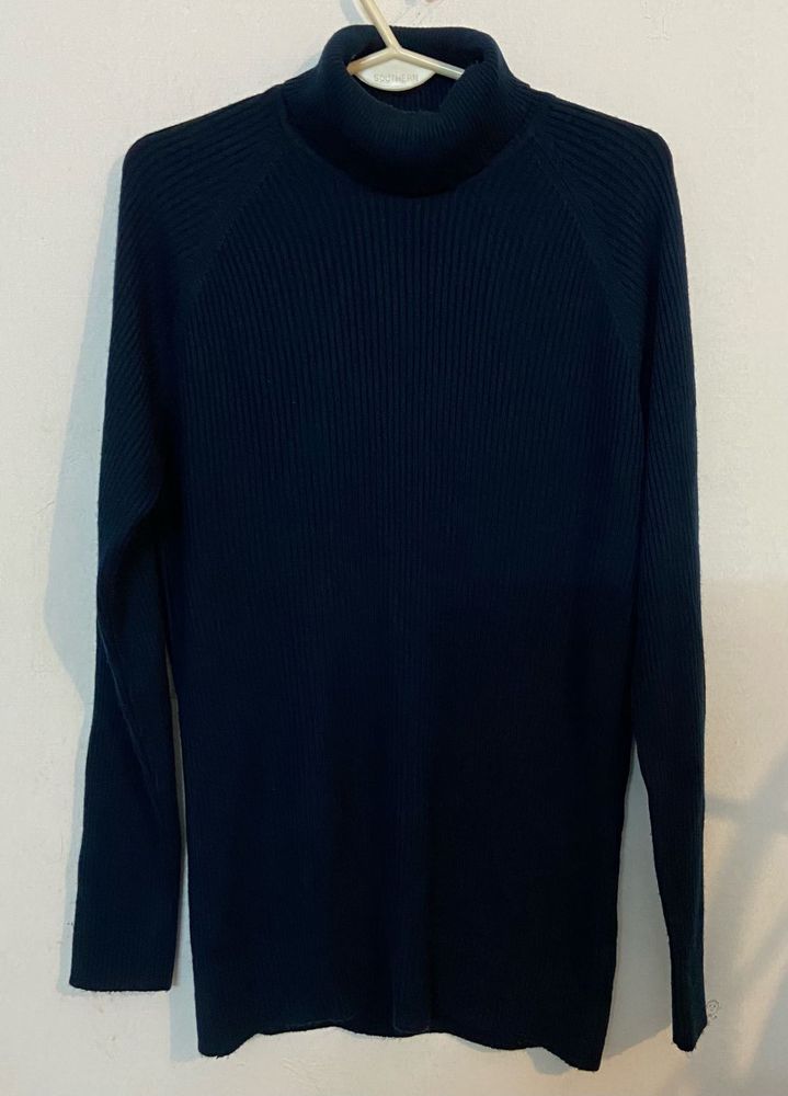 Mast &amp; Harbour Navy Blue Turtle Neck Sweater