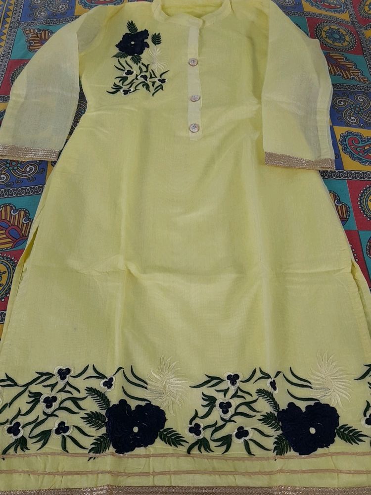 Kurta With Sharara
