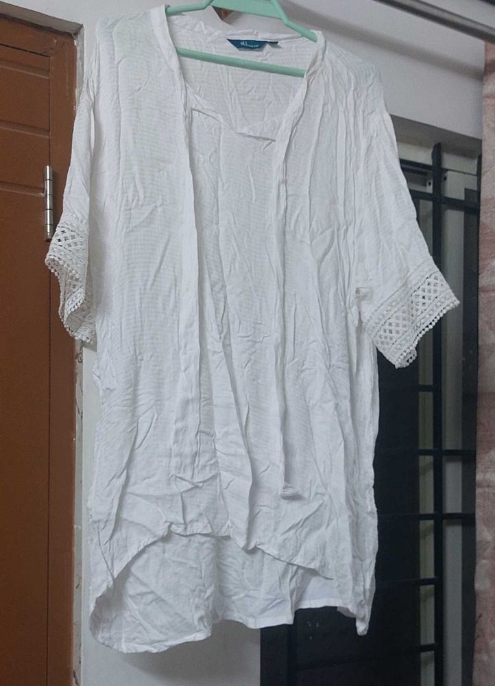 White Long Top