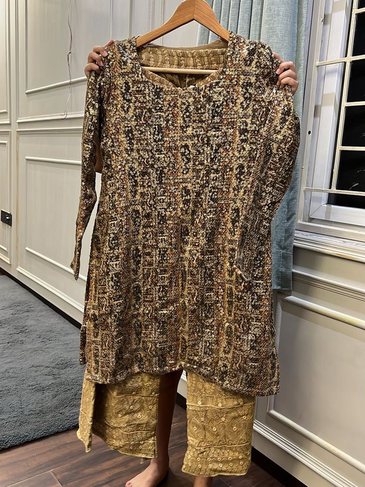 The Sequin Sharara Set