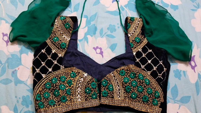 Party Wear Saree With Blouse
