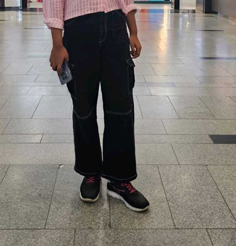 Baggy Black Denim Jeans