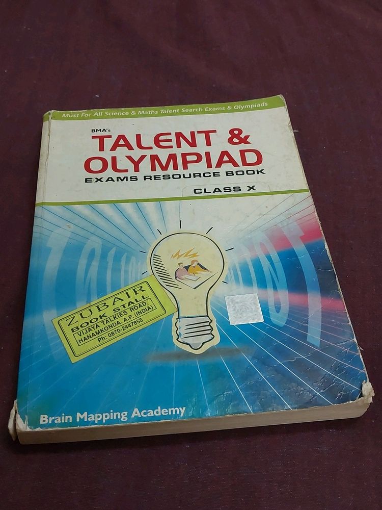 BMA&#39;s Talent &amp; Olympiad exam resource book Class 10 Brain Mapping Academy