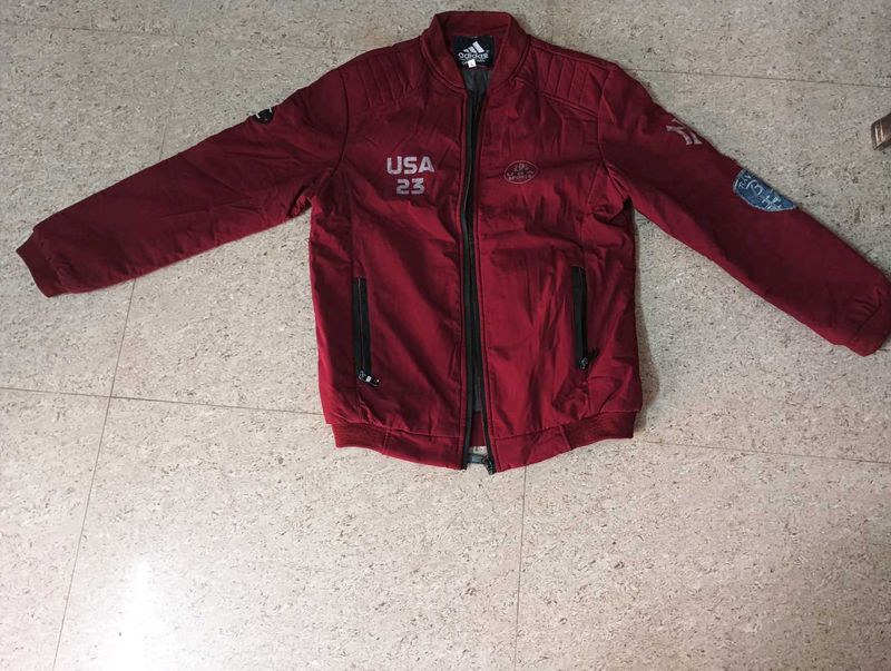 Adidas Burgundy Jacket
