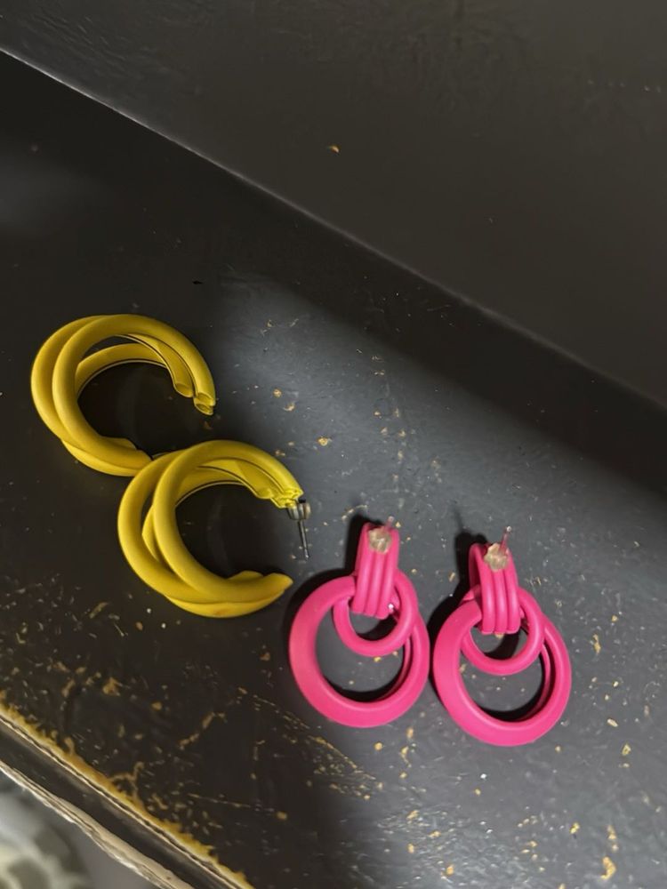 Funky Circle Earrings
