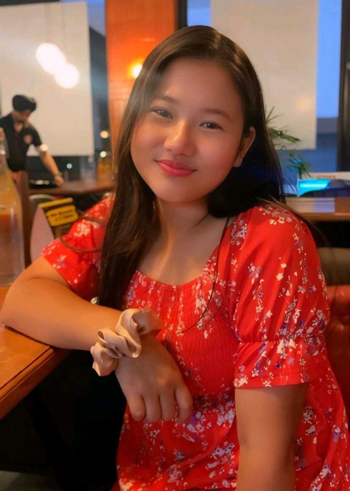 Red FLORAL summer Dress.