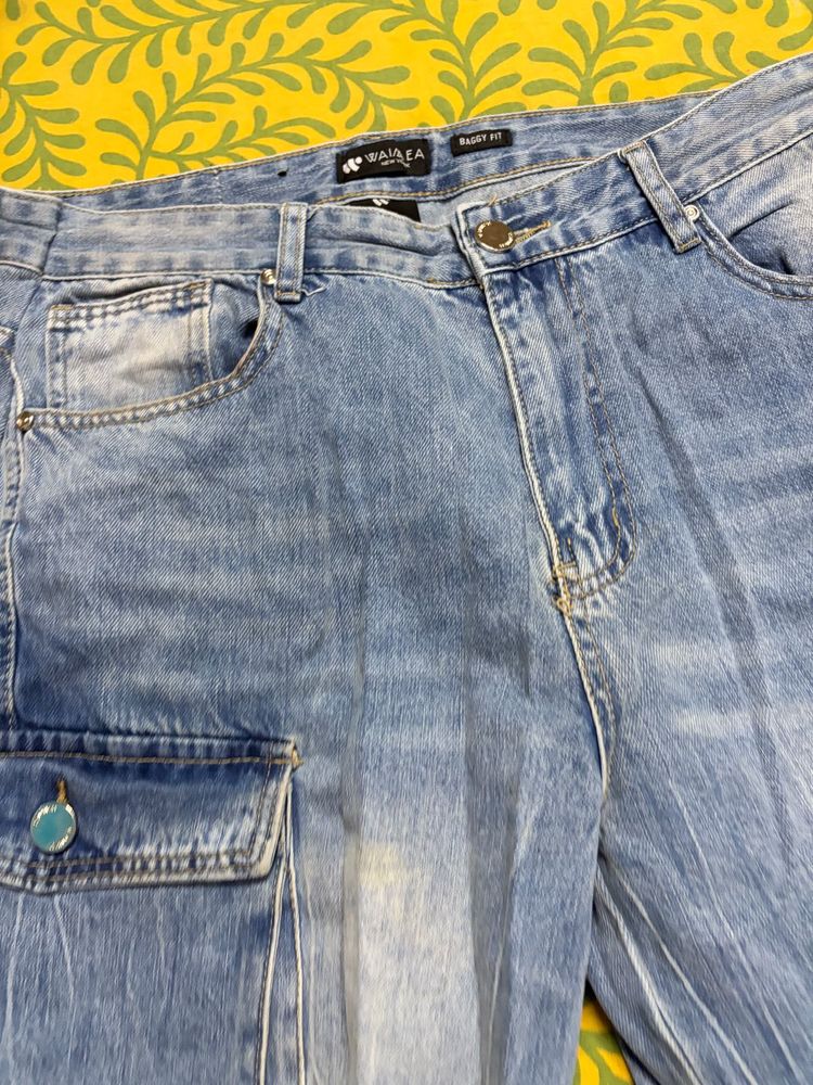 Baggy Fit Denim Jeans