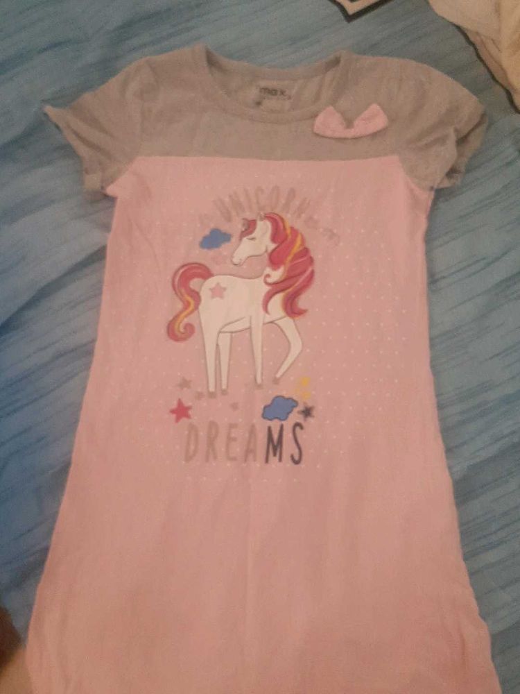 Cute Unicorn Dreams Nighty for girls