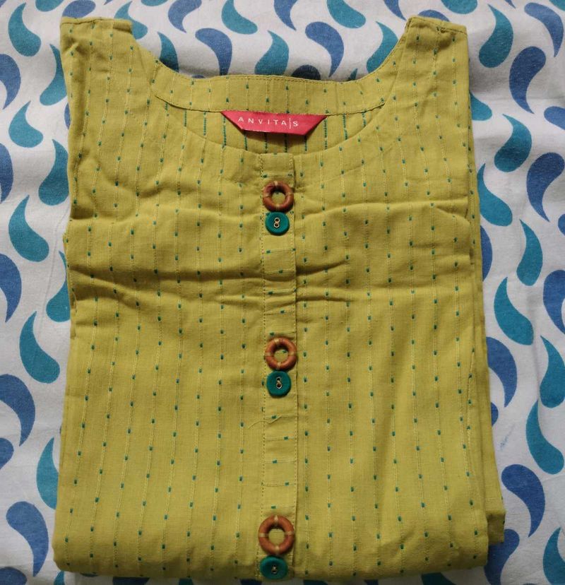 Elegant Yellow Kurta