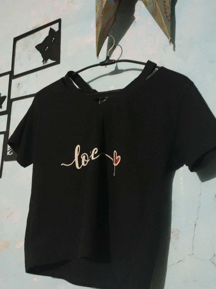 This Is a Small Black top For Girls