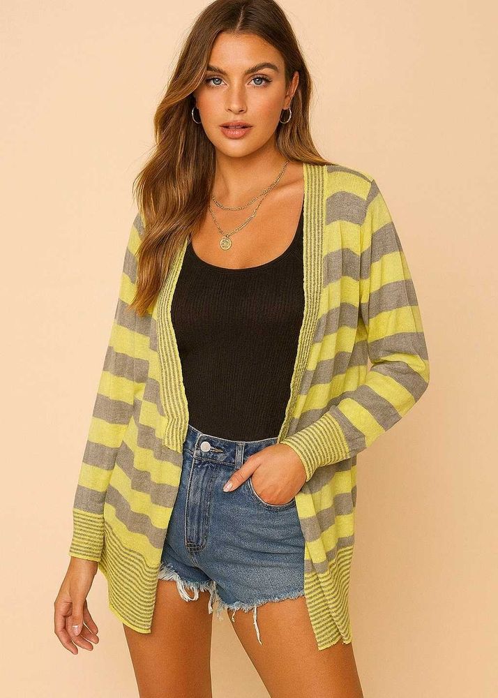 🎀Imported Stripped Cardigan C