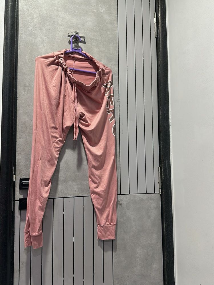 Pink Casual Joggers