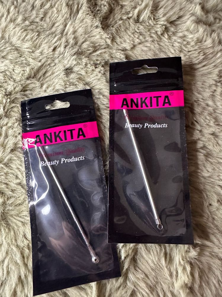 stainless steel blackhead removers set of 2