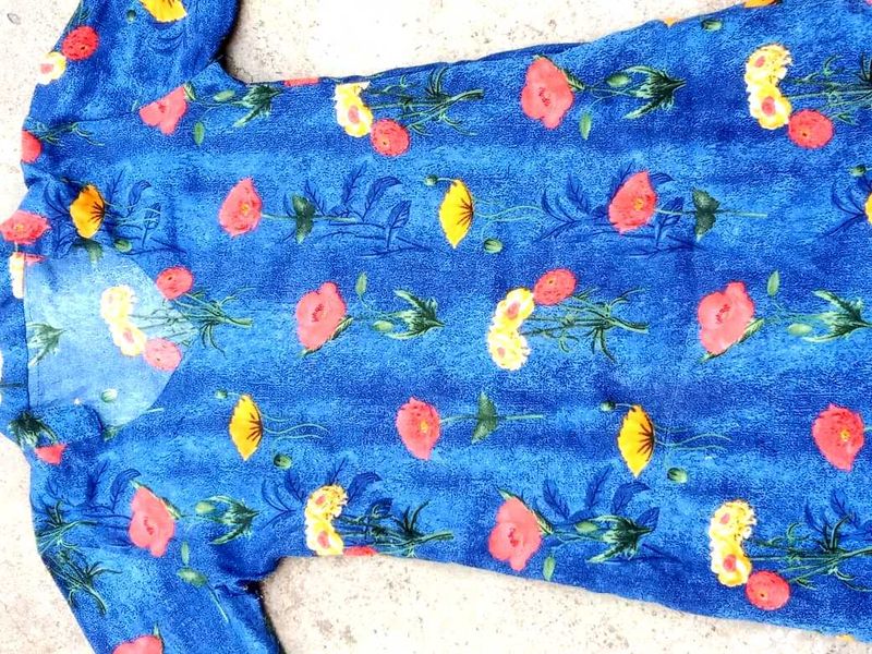 Floral Print Kurta