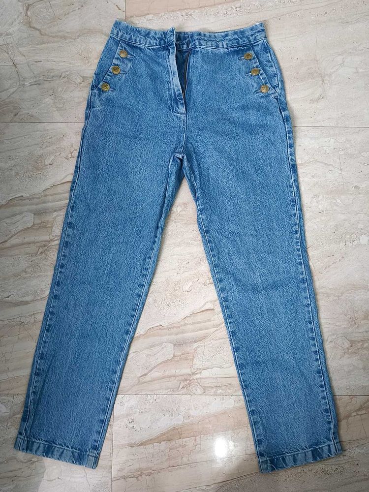 ZARA Straight Fit Baggy Jeans