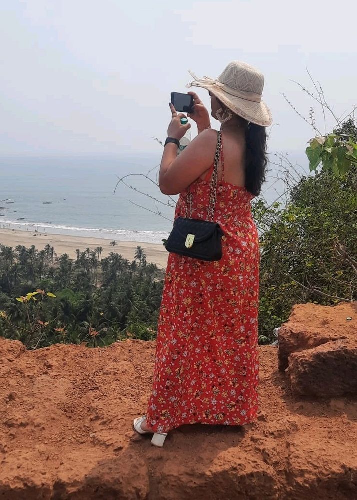 Floral Print Maxi Dress