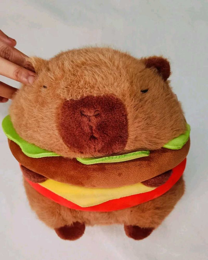 Burger Capybara Plush