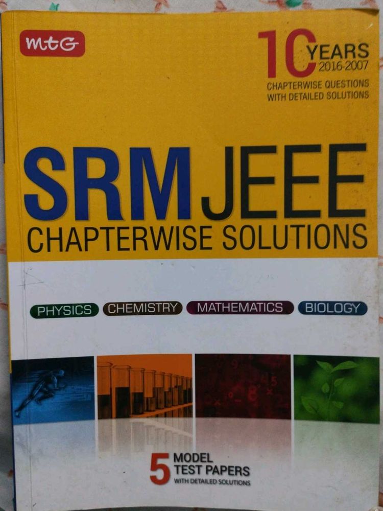 SRMJEEE Chapterwise Solutions Book