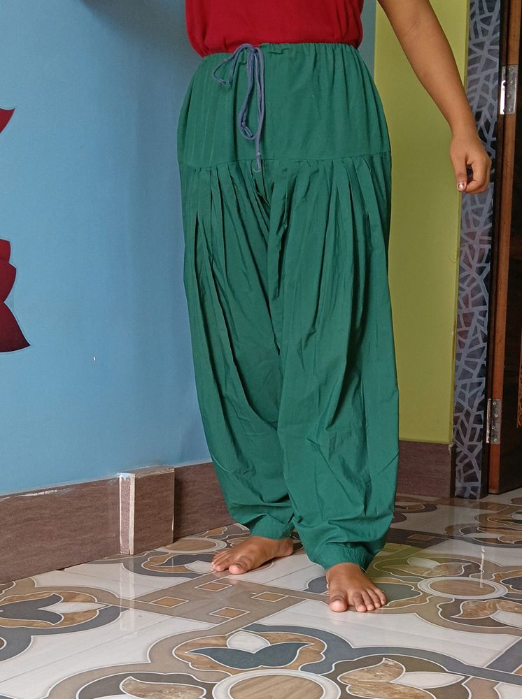 Green Patiyala Pant