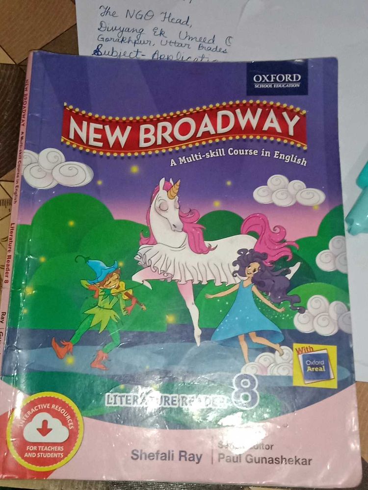 New Broadway English Literature Of Class 8