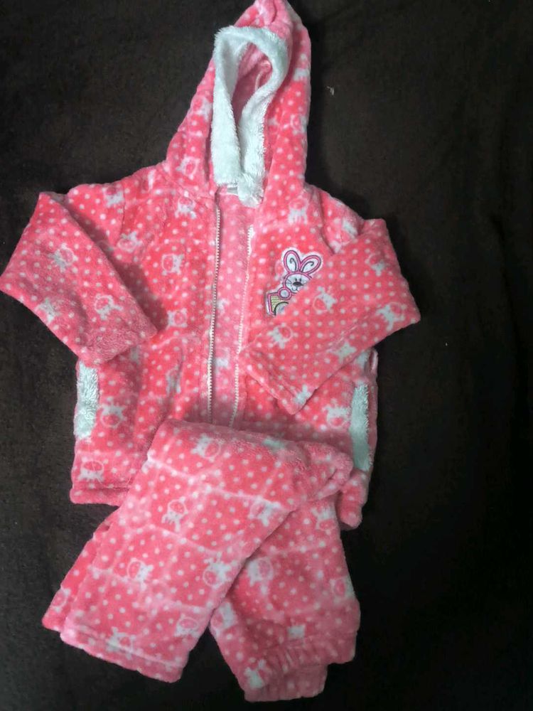 FREE!!! Blue Hoodie With Kids Winter Wear