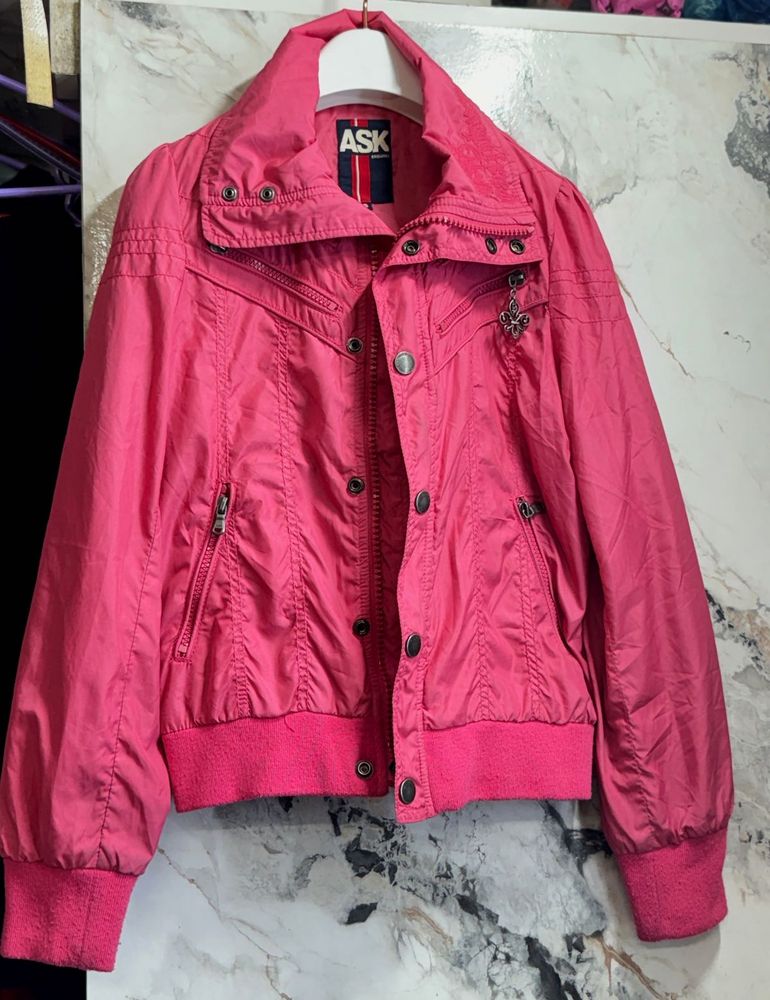 ASK Pink Bomber Jacket