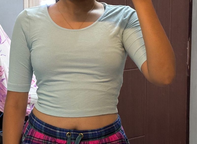 Cute Light Blue Top