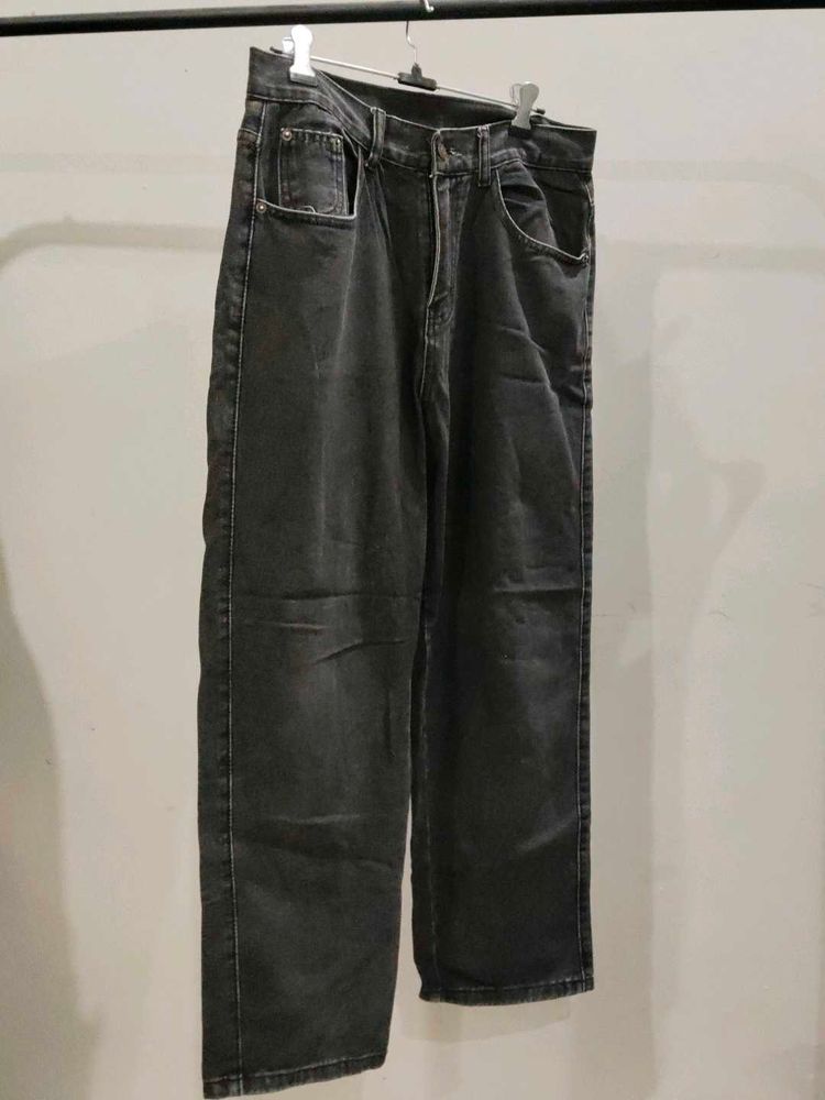 Baggy Gray Denim Jeans