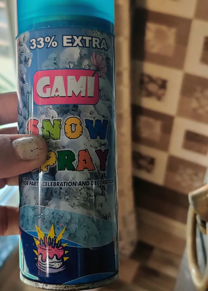 Brand New Birthday Snow Spray