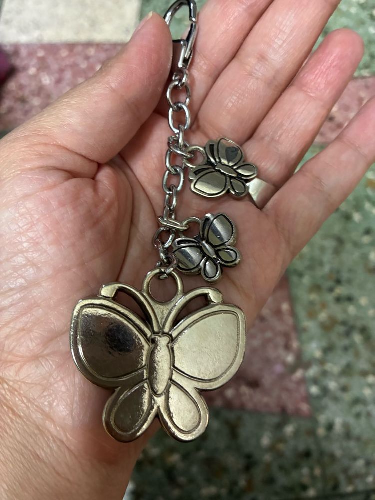 Butterfly Charm Keychain