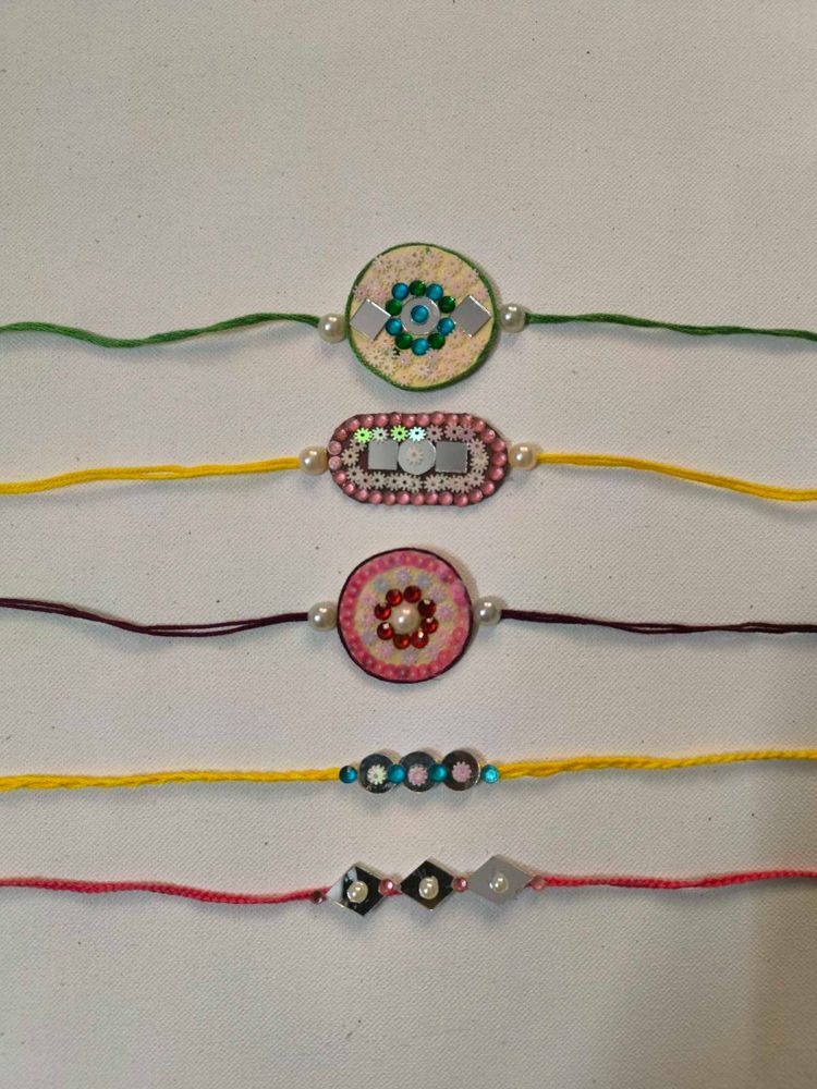 Handcrafted Rakhi Set (5)