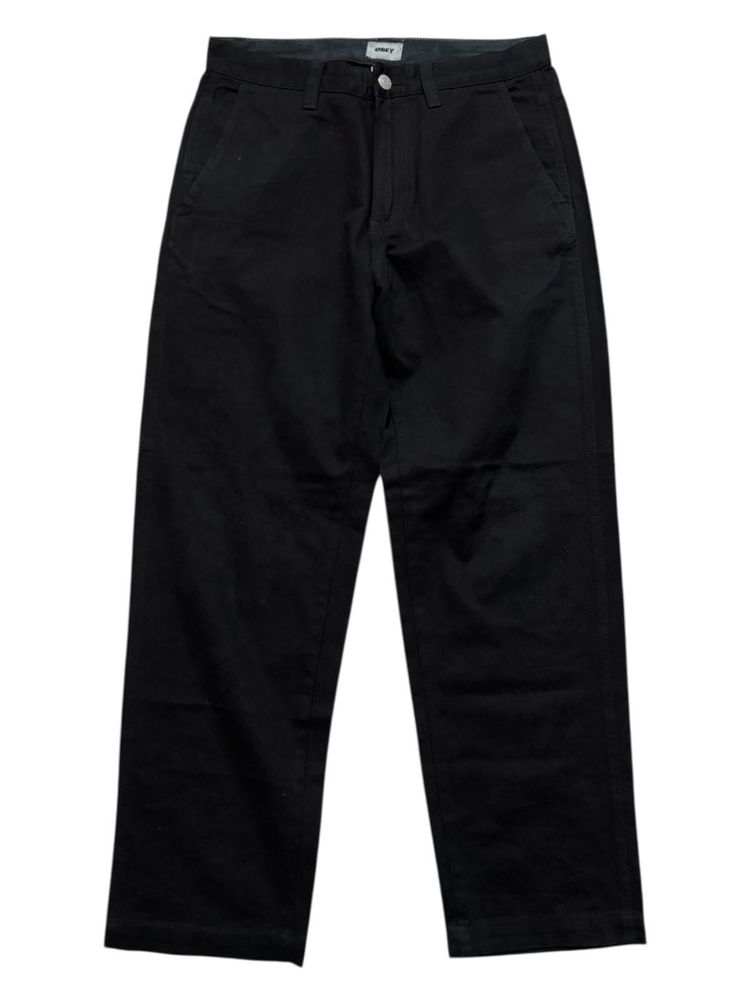 Black Straight Leg Pants