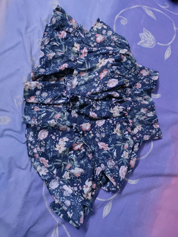 Floral Skirt (Stretchable)