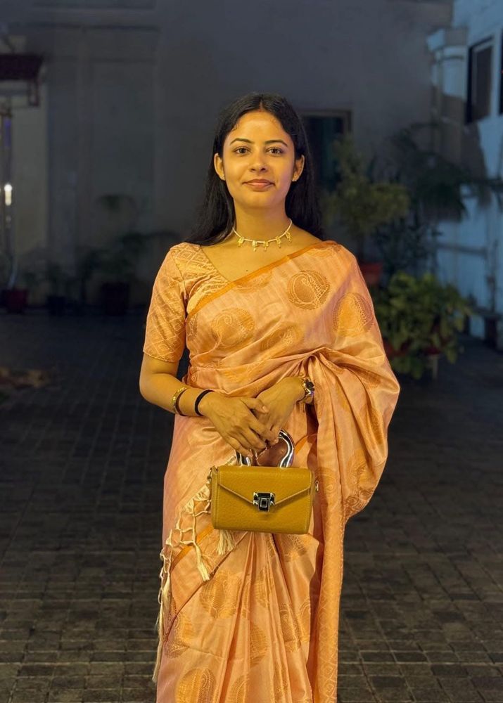 Saree with stitched blouse
